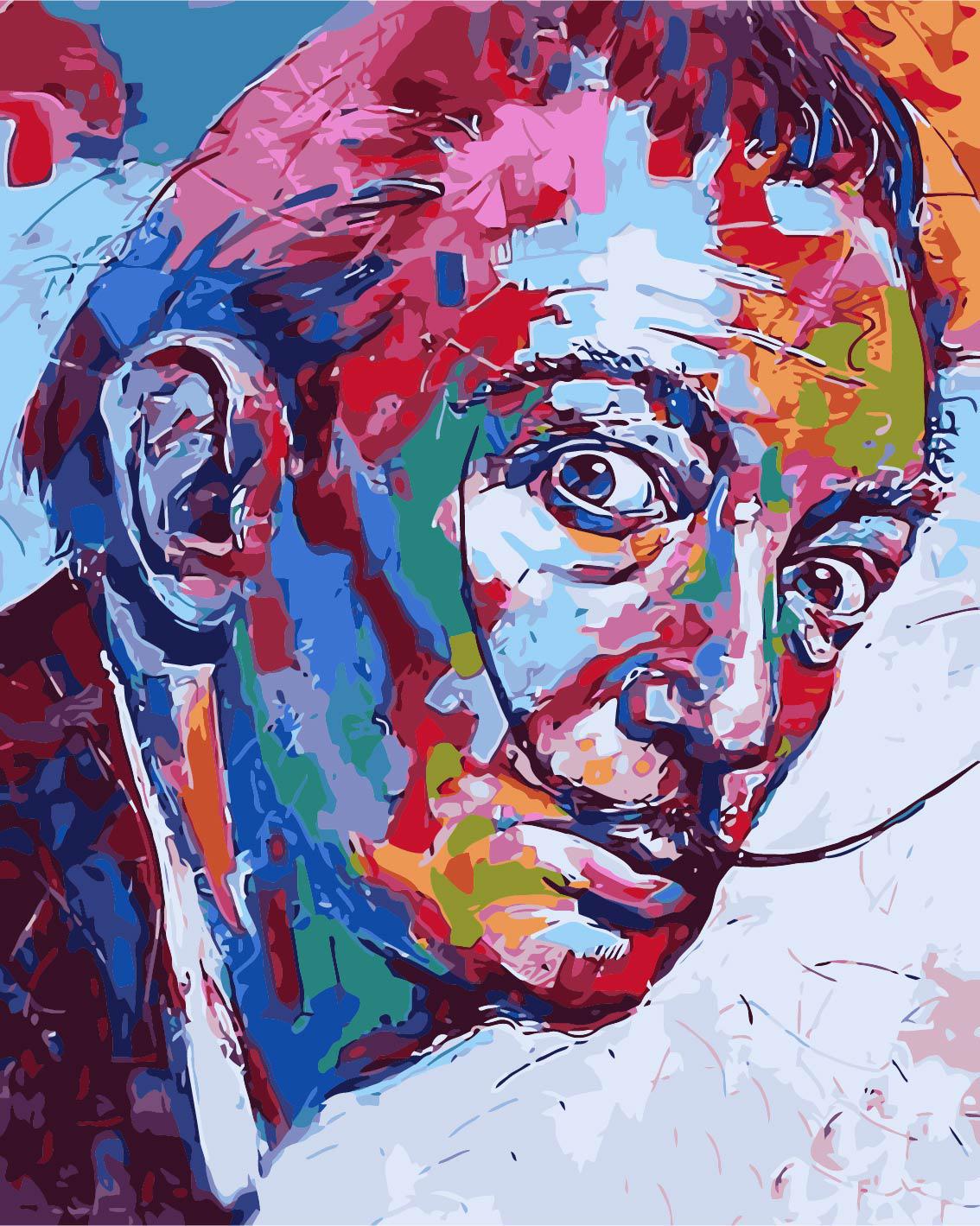Картина по номерам Paintboy Сальвадор Дали 40х50 см (W4332)