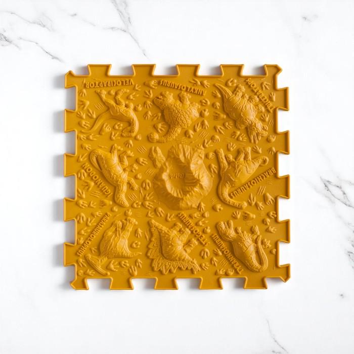 Розвиваючий килимок масажний Пазли Мікс Терразаври 1 елемент Жовтий (TR1003) - фото 2 Розвиваючий килимок масажний Пазли Мікс Терразаври 1 елемент Жовтий (TR1003) - фото 2