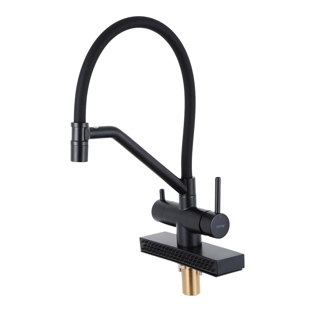 Смеситель для кухни Gappo G4098-6 с водопадом (57766)
