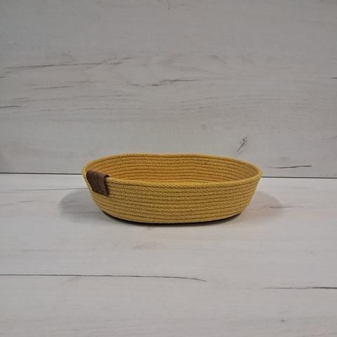 Корзина для хлеба из хлопкового шнура Желтый (29527159)