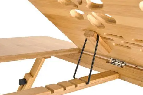 Стол для ноутбука складной Ruhhy 23452 переносной с вентиляцией и регулировкой высоты - фото 3