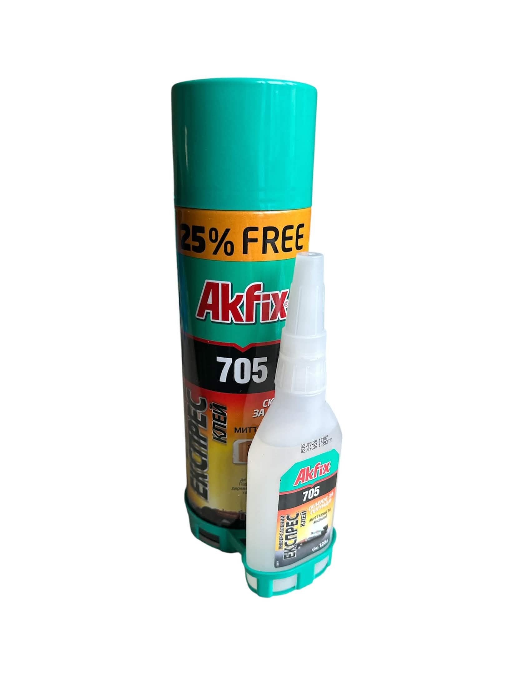 Клей двухкомпонентный акфикс Akfix 705/активатор 500 мл/125 г (32619096)