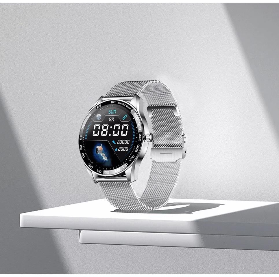 Смарт-годинник LEMFO MK28 silver 2 ремінці (eef78377)