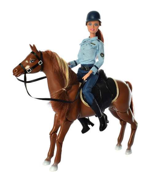 Кукла Defa Полицейская на коне вид 2 (8420)