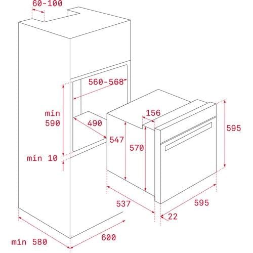 Духовой шкаф Teka-HLB 840 WH (41560071) - фото 2