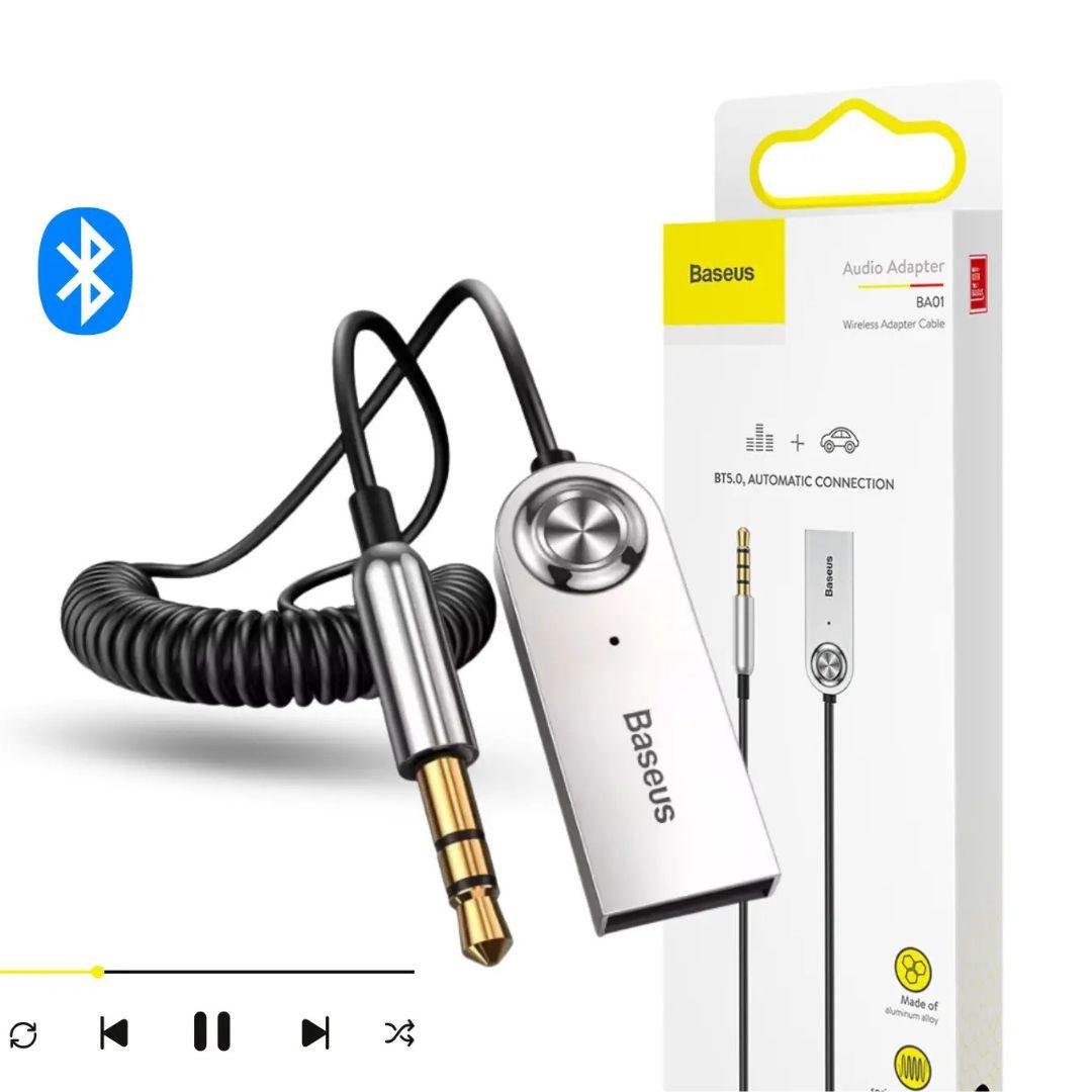 Bluetooth-ресивер AUX для автомобіля Baseus BA01 USB Wireless adapter cable Black (29527461) - фото 2