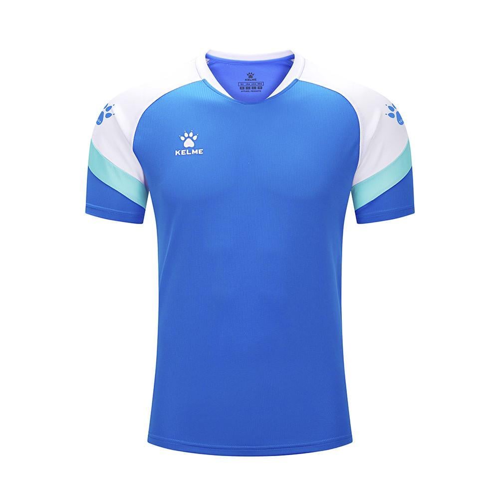 Футболка KELME BRAVO 7351TX1092.9409 S Сине-белый (2626100848)