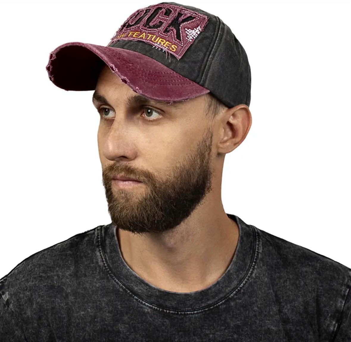 Кепка бейсболка Wuke логотип Rock із вигнутим козирком унісекс one size Червоний - фото 5 Кепка бейсболка Wuke логотип Rock із вигнутим козирком унісекс one size Червоний - фото 5