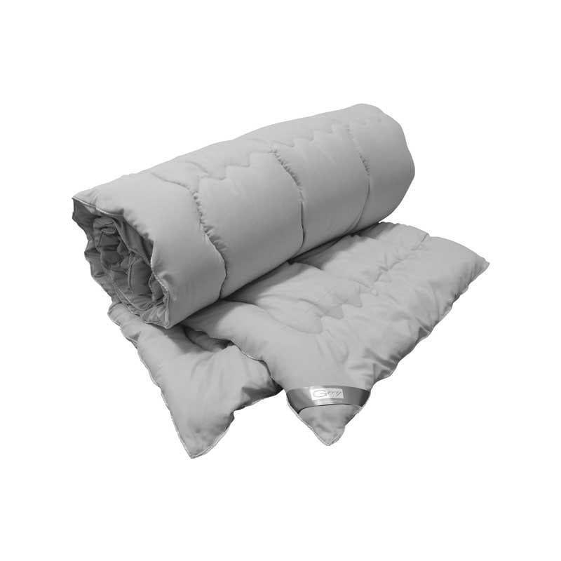 Одеяло облегченное Руно Grey полуторное 140x205 см 200 гр/м2 Серый (100001450)