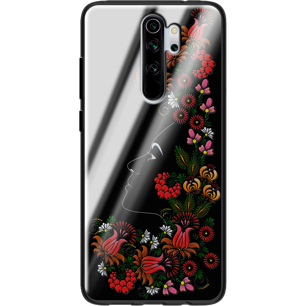 Чохол Boxface Xiaomi Redmi Note 8 Pro 3D Ukrainian Muse Чорний силікон зі склом (38222-bk64-38352)