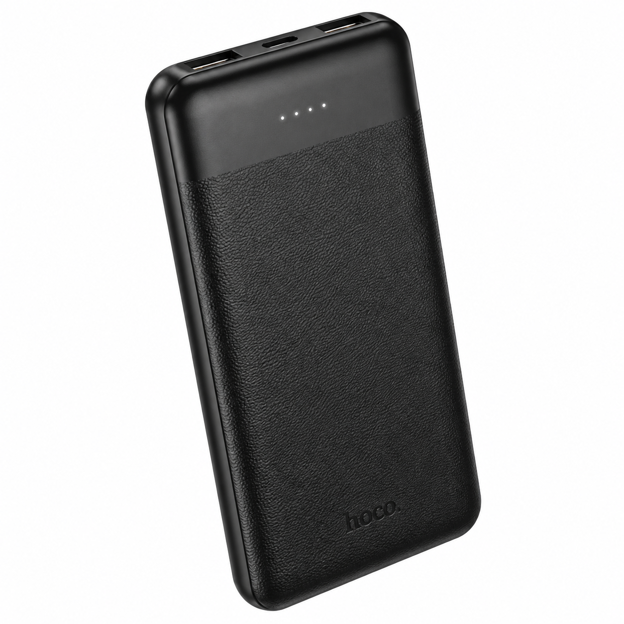 Повербанк Hoco J153 10000 mAh Black внешний аккумулятор 10W с 2 USB и Type-C
