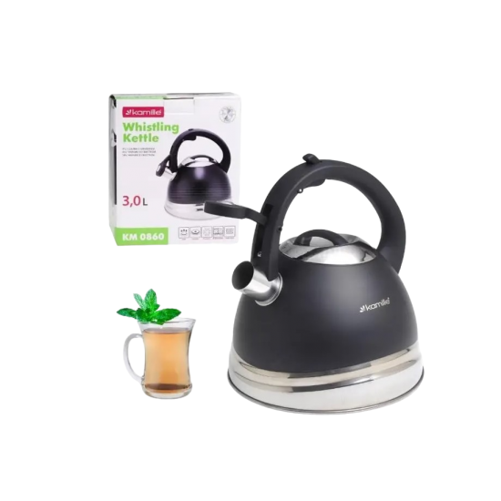 Чайник с свистком Kamille 3 л (0860)
