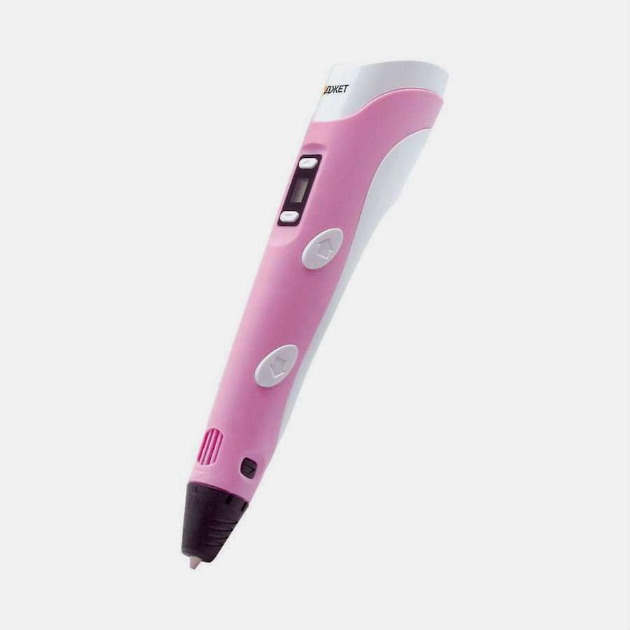 Ручка 3DPen 2 з LCD дисплеєм Pink