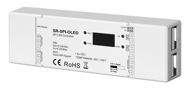 Контроллер LED SR-SPI-OLED (17516) Контроллер LED SR-SPI-OLED (17516)