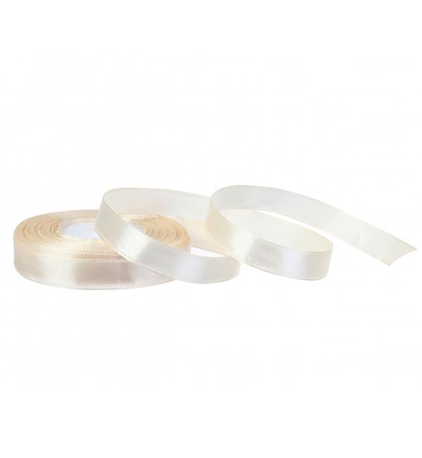 Стрічка атласна 1,2 см/23 м Айворі (08)