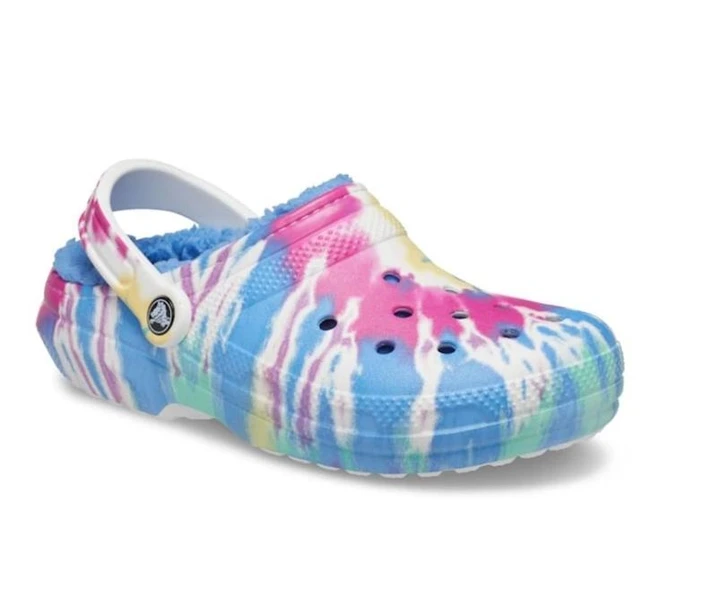 Сабо утепленные кроксы Crocs Classic Lined Tie Dye Clogs р. 37-38 24 см (2131068443) - фото 3