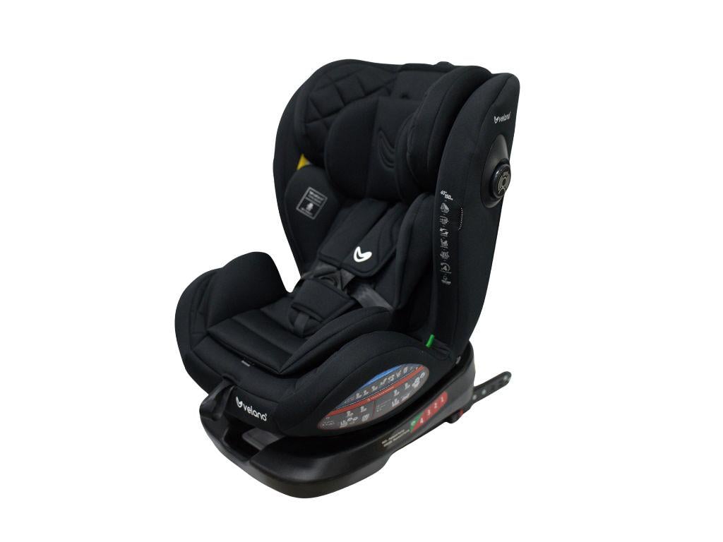 Автокрісло Velano Aura 360° i-Size Isofix 40-150 см Black (35343702)