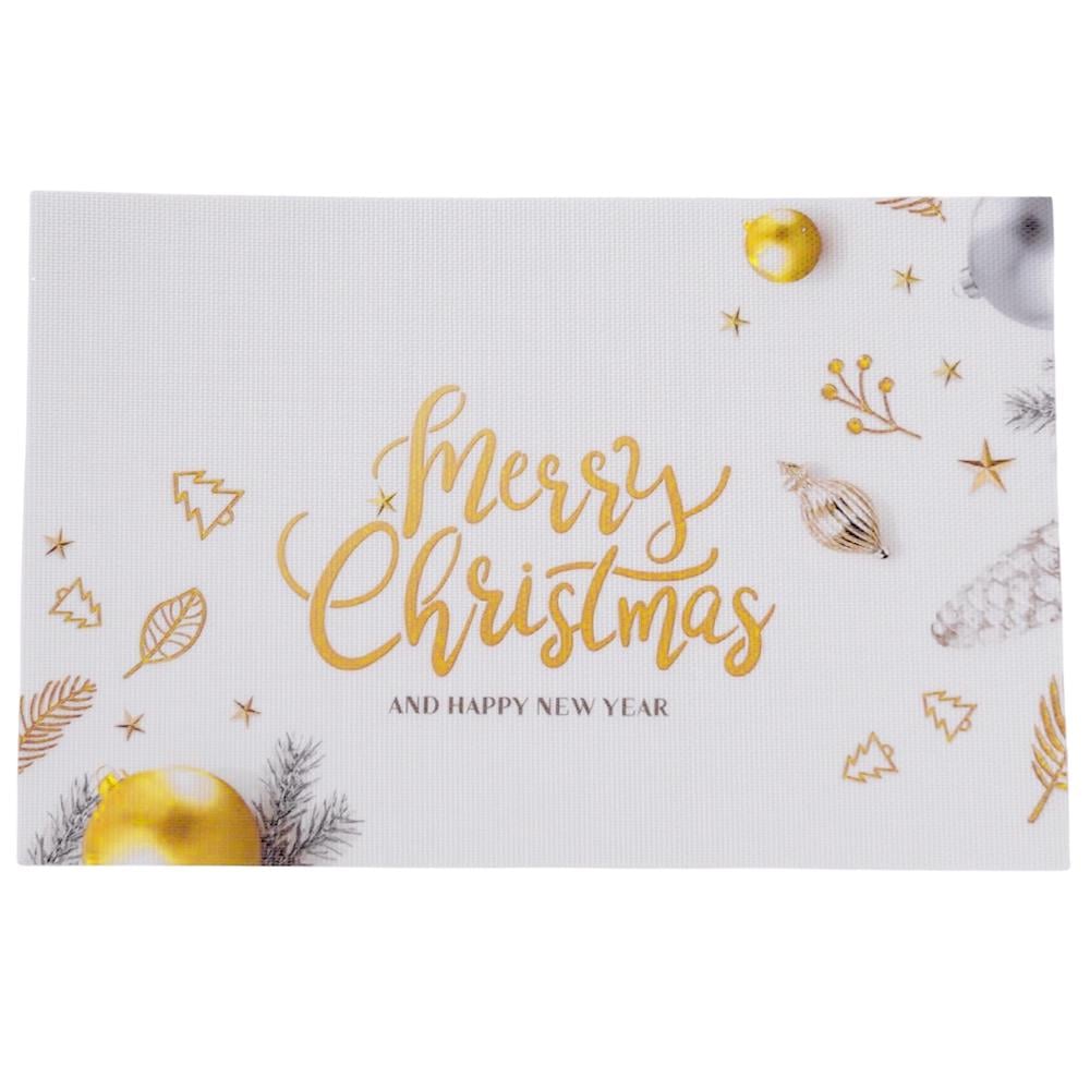 Плейсмат для сервировки стола Merry Christmas and Happy New Year 45х30 см (HP-36327-3)