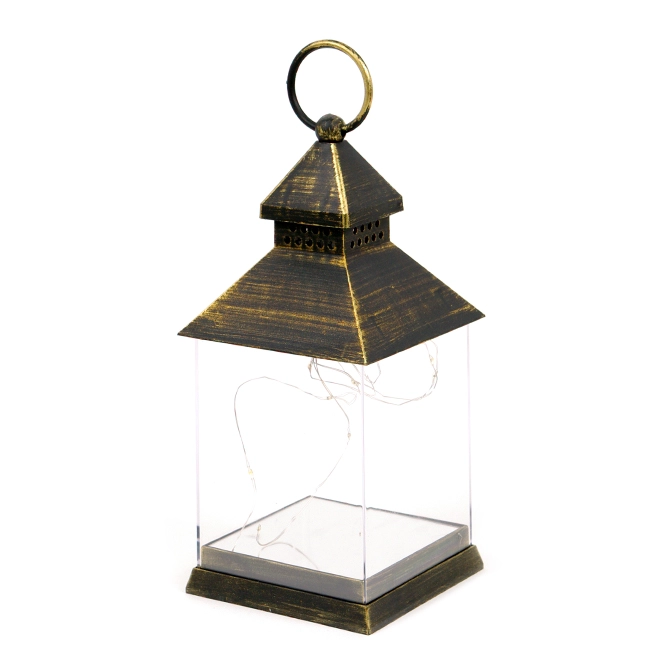 Подсвечник-фонарь с LED гирляндой Черно-золотой (OR-LP6324-3) - фото 1 Подсвечник-фонарь с LED гирляндой Черно-золотой (OR-LP6324-3) - фото 1