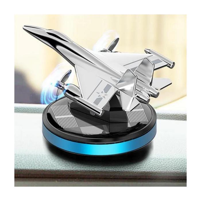 Ароматизатор автомобильный Самолет-истребитель на солнечной батарее Blue (4712-Leader) - фото 2 Ароматизатор автомобильный Самолет-истребитель на солнечной батарее Blue (4712-Leader) - фото 2