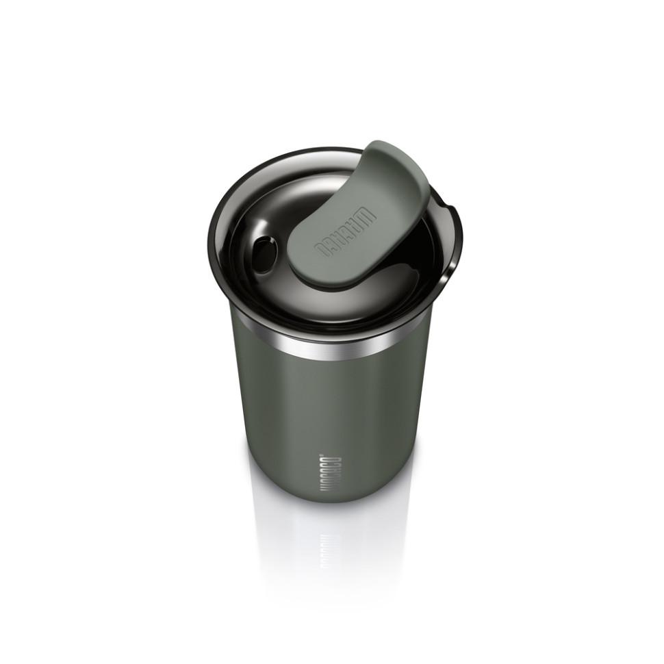 Термокружка с крышкой Wacaco Octaroma Lungo 300 мл Grey (WOCT300GY) - фото 2