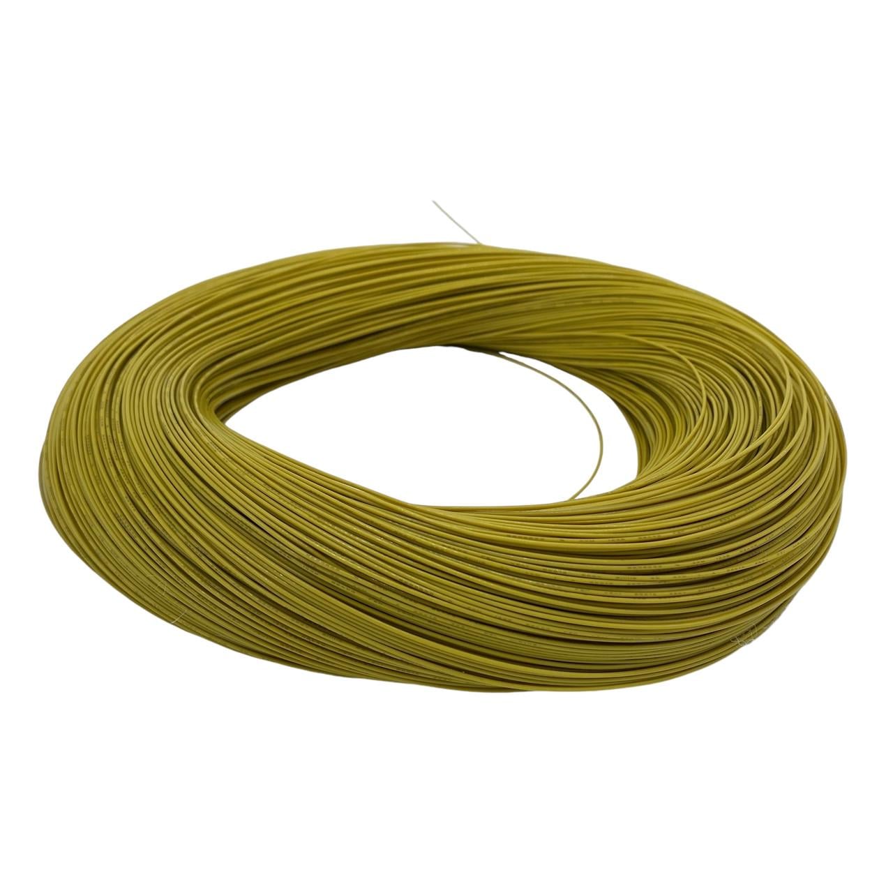 Кабель 28AWG UL 1332 провод 0,08 мм2 медь луженый изоляция фторопласт многожильный 1 м Желтый (2341374574) Кабель 28AWG UL 1332 провод 0,08 мм2 медь луженый изоляция фторопласт многожильный 1 м Желтый (2341374574)