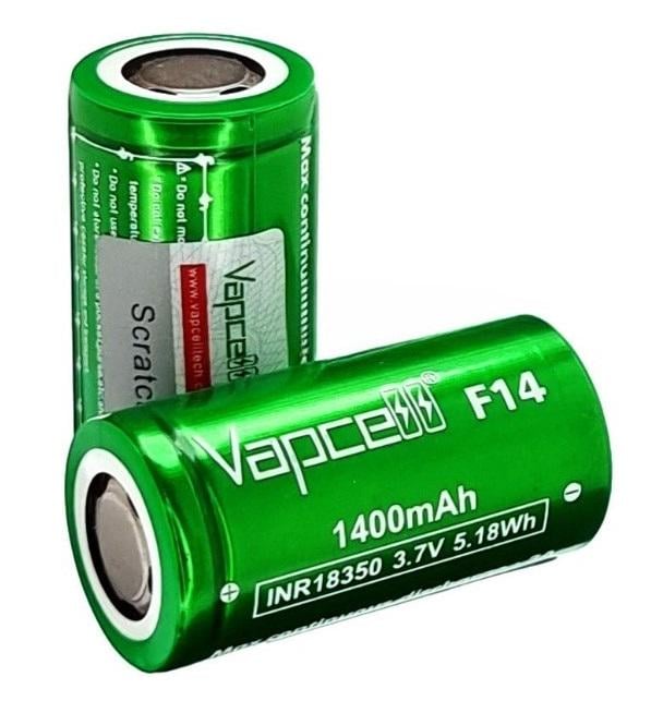 Батарея Vapcell F14 INR18350 1400 mAh 3.7V - фото 2