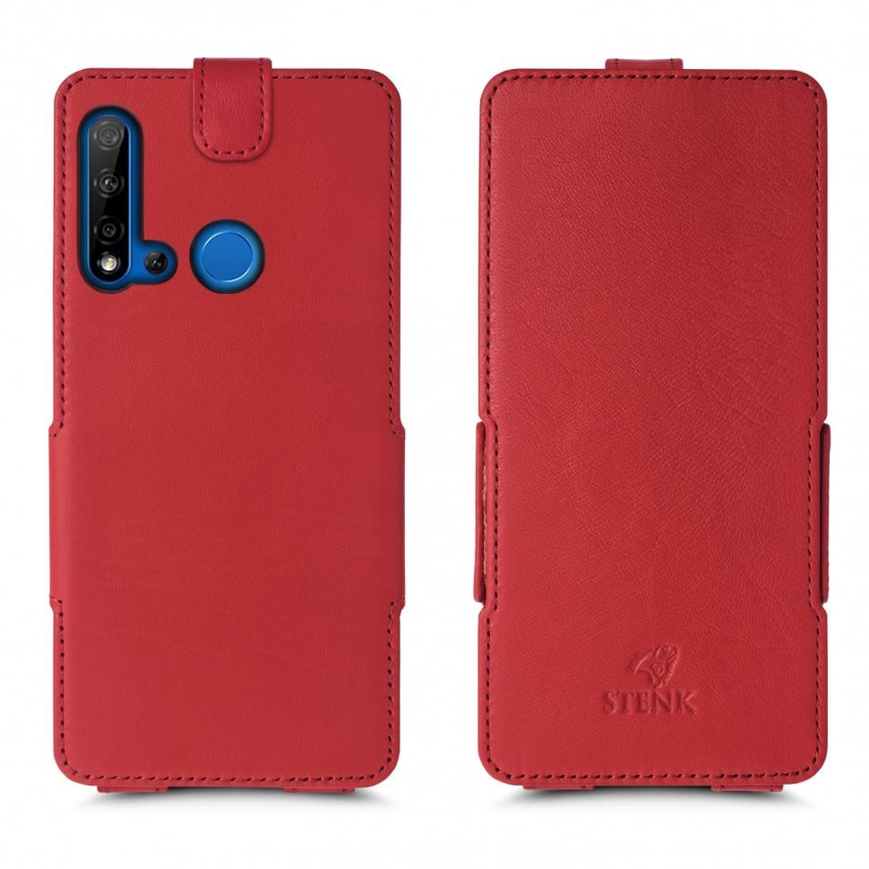 Чехол флип Stenk Prime для Huawei Nova 5i Красный (66659)