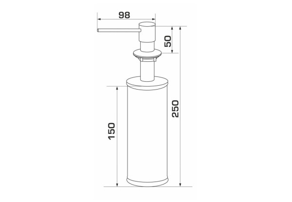 Дозатор Granado Redondo Inox - фото 4