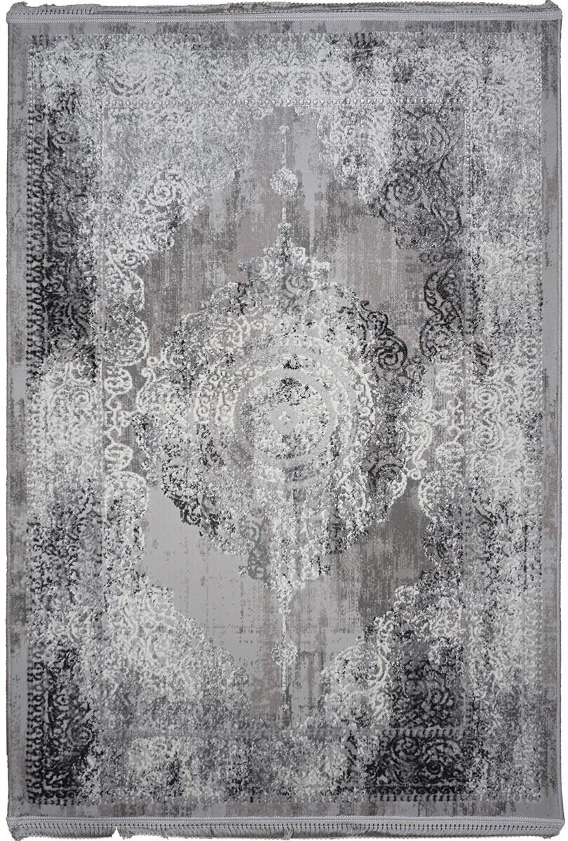 Ковер с коротким ворсом Levado 03710a 100x200 см Light Grey/White (82041020)