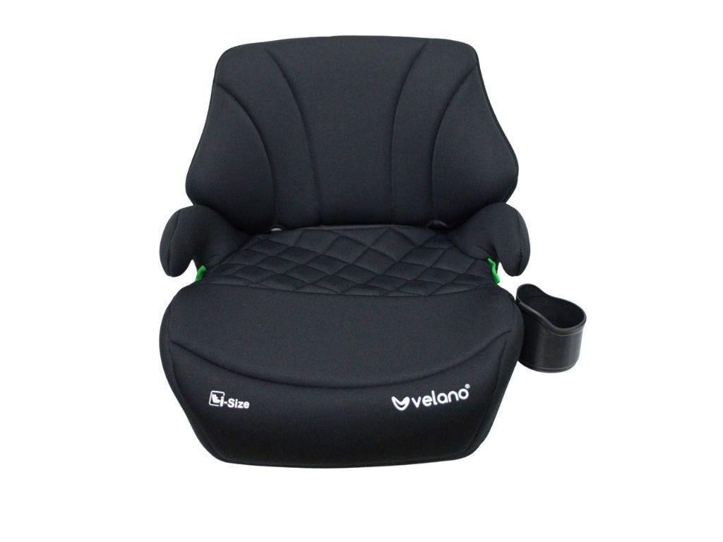 Бустер Velano Gravo i-Size 125-150 см ISOFIX и подстаканник Black (3031362492)
