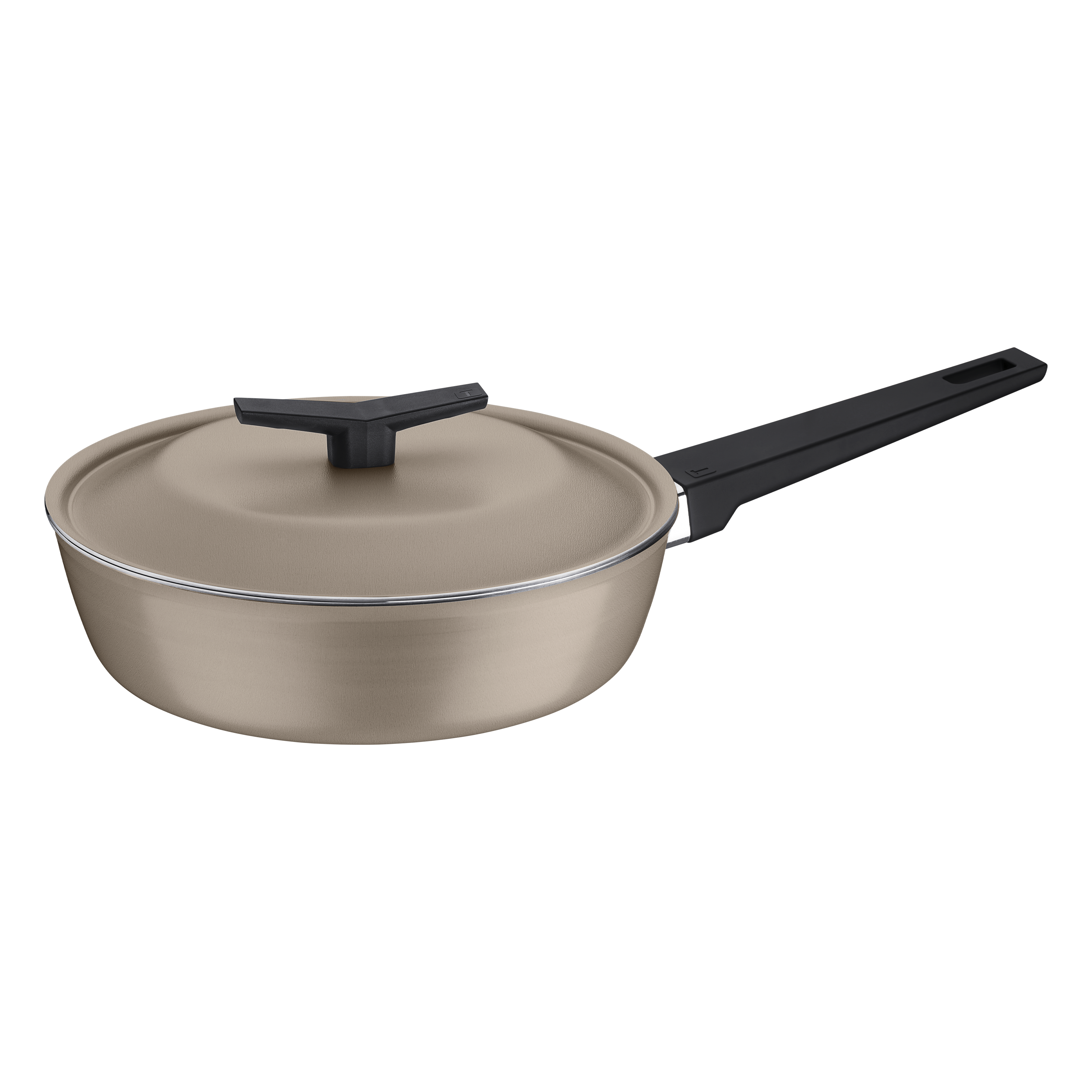 Сковорода Tramontina SPEZIA глибока з кришкою SAND 24 см (UG-28374/324)