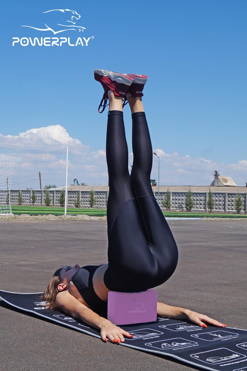 Блок для йоги PowerPlay 4006 Yoga Brick Фиолетовый - фото 7 Блок для йоги PowerPlay 4006 Yoga Brick Фиолетовый - фото 7