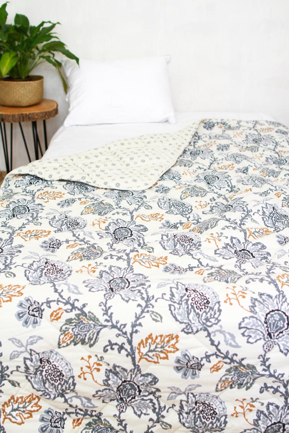 Одеяло полуторное Sultana Belizza Valencia 155х215 см наполнитель силикон фланелевое 9984217 Белый (DR013704)