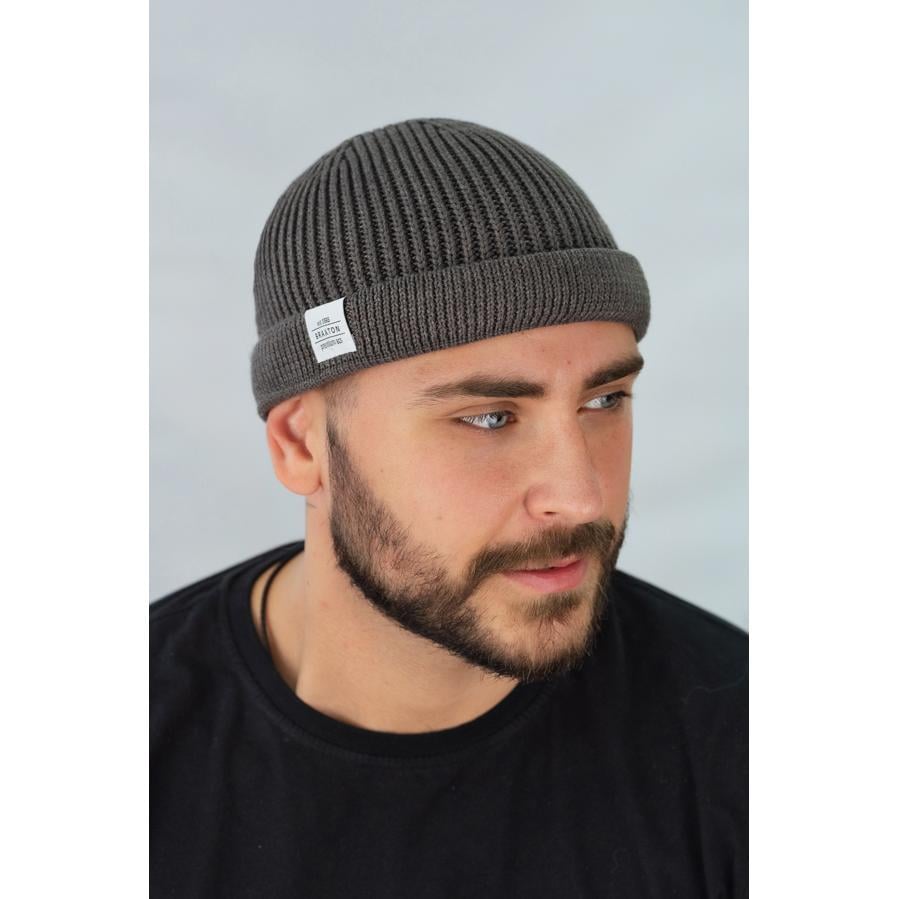 Шапка чоловіча міні біні вовняна Braxton 5506 one size Темна кава - фото 1 Шапка чоловіча міні біні вовняна Braxton 5506 one size Темна кава - фото 1