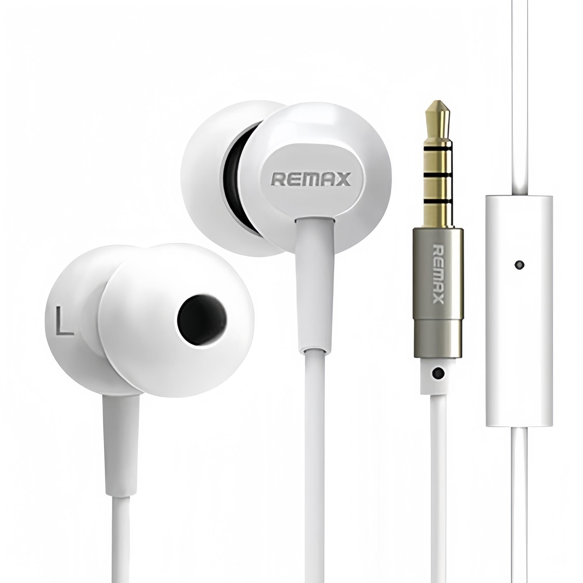 Наушники Remax RM-501 с микрофоном 3,5 мм 1,2 м White (6954851205623)