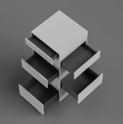 Висувна система GTV AxisPro Push to open l-450 мм високий H168 Графітовий (PB-AXISPRO-P2O-KPL450C) - фото 3