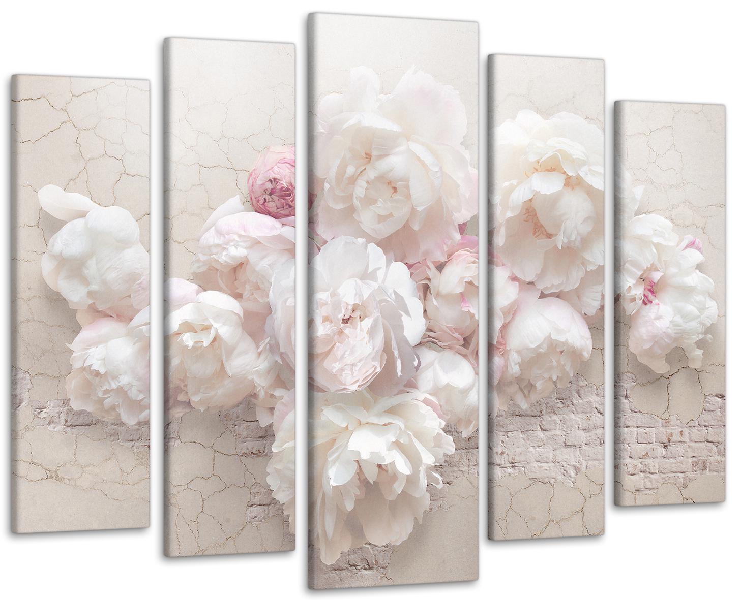 Картина модульная Цветы Пионы 110х160 см (Art-260_5)