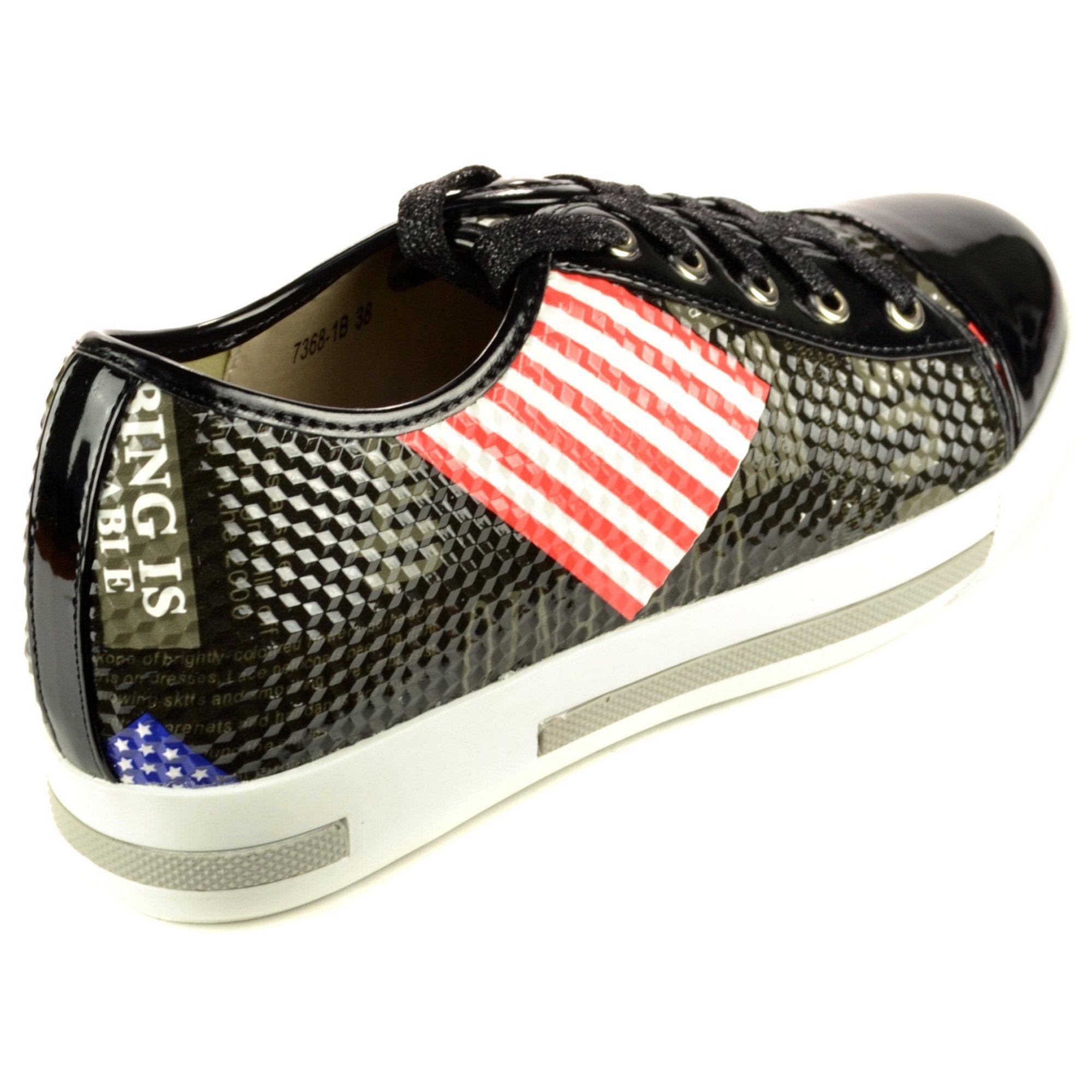 Кеди жіночі Molina р. 38 Чорний (03968-38) - фото 3 Кеди жіночі Molina р. 38 Чорний (03968-38) - фото 3