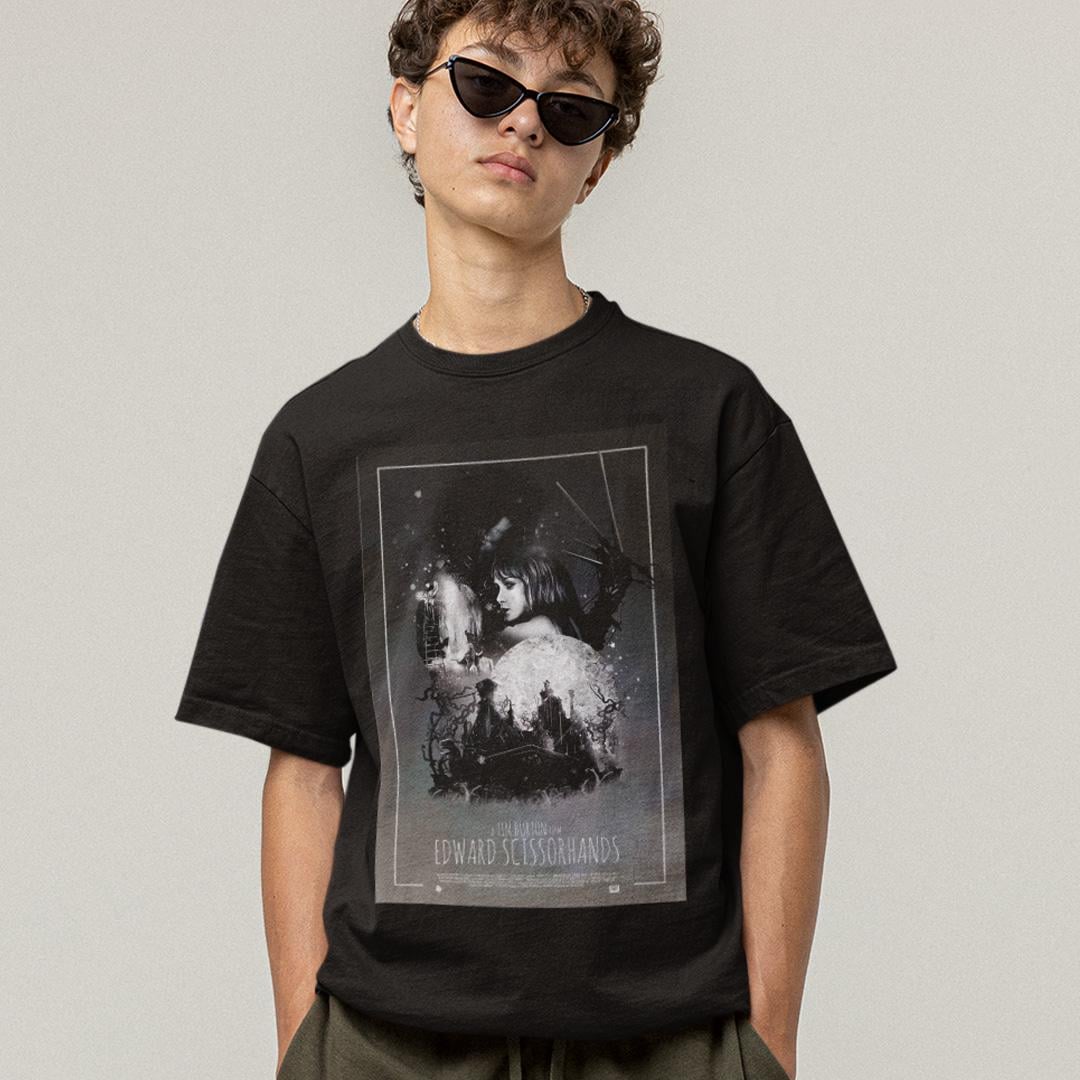 Футболка мужская Edward Scissorhands Tim Burton XS Черный (00000007813)