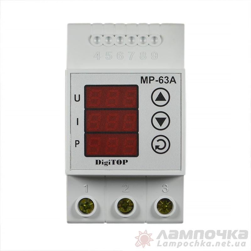 Реле напруги DigiTOP на DIN-рейку МР-63A 63-80А (29176644) - фото 2