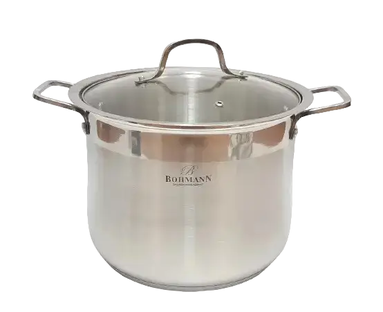 Кастрюля Bohmann нержавеющая сталь 24 см 9 л (d46ced61)