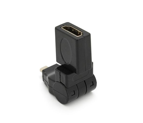 Переходник VOLTRONIC microHDMI M - HDMI F v1.3 Black (26450755) - фото 3