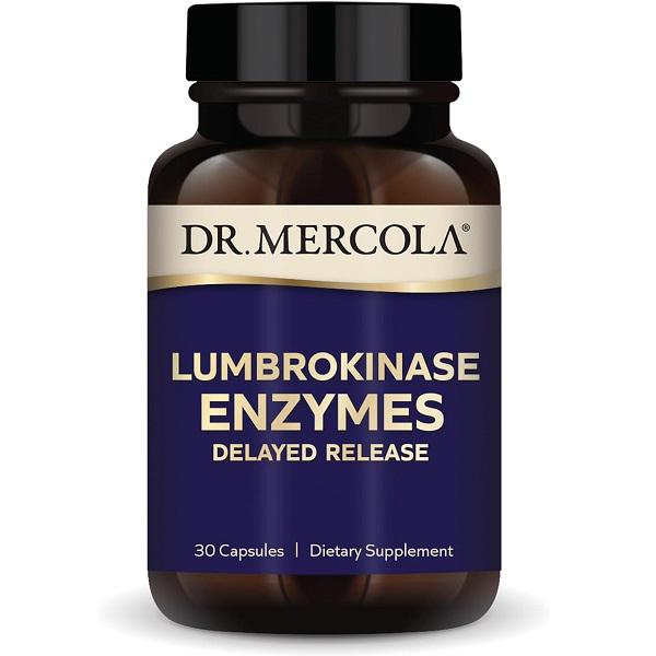 Комплекс для профилактики давления и кровообращения Dr. Mercola Lumbrokinase Enzymes 30 капс. (000021441)
