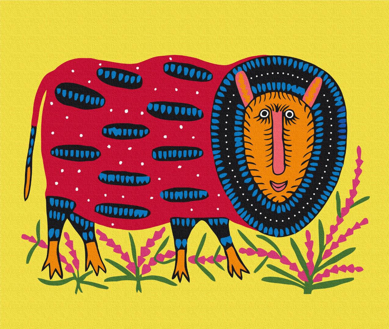 Картина за номерами Brushme Дика овечка 50x60 см (PBS53657L) Картина за номерами Brushme Дика овечка 50x60 см (PBS53657L)