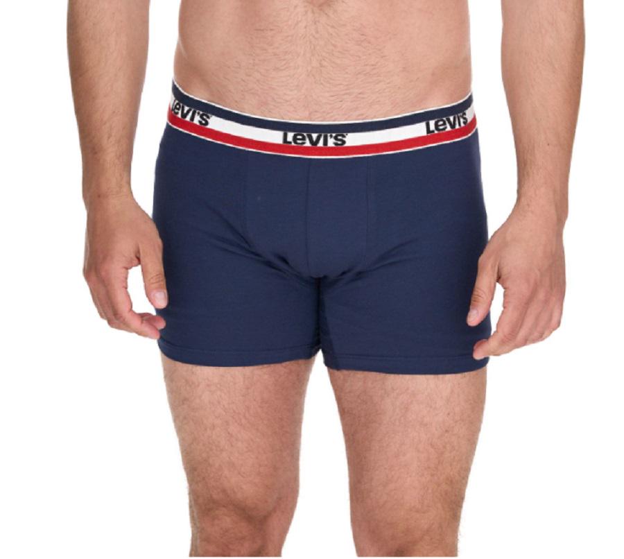 Труси-боксери чоловічі LEVIS Boxers M 5 шт. Navy Grey Melange (701224335-002-020-M) - фото 2 Труси-боксери чоловічі LEVIS Boxers M 5 шт. Navy Grey Melange (701224335-002-020-M) - фото 2