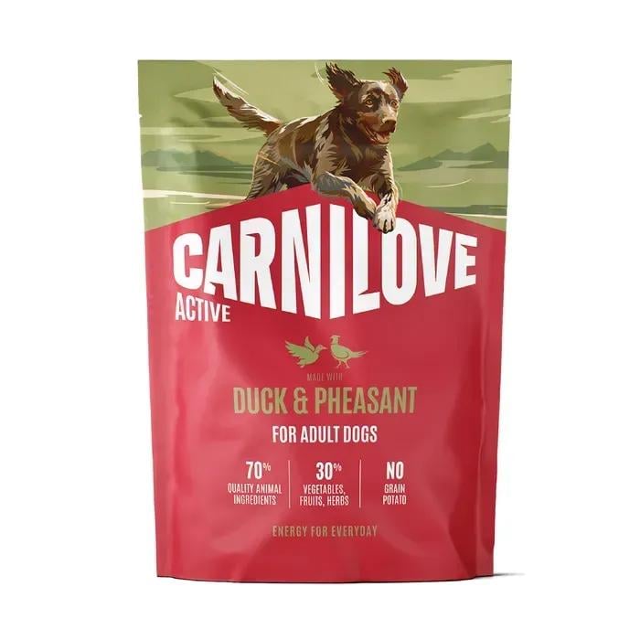 Корм сухий Carnilove Active Duck & Pheasant для собак качка та фазан 1,5 кг (173682)
