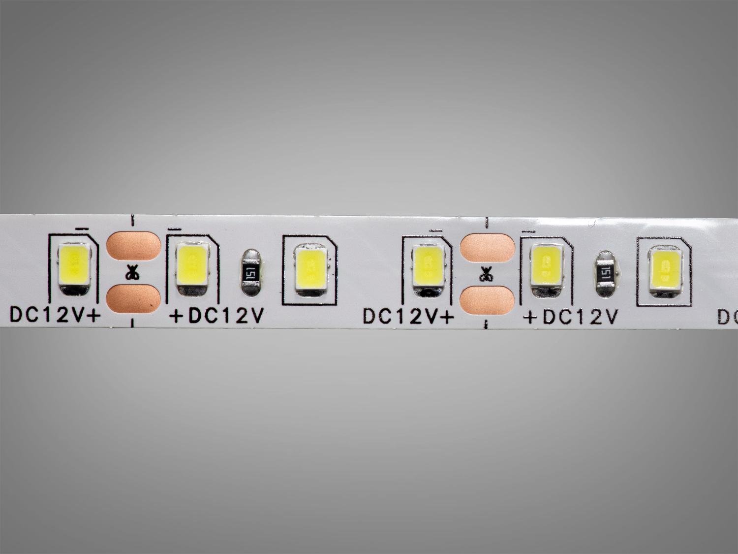 Светодиодная лента 12 В 120 диодов на метр 8 мм Холодный Белый (P12D-2835-120-CW-20-8) - фото 3