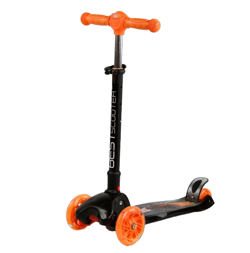 Самокат детский Best Scooter L-7841 с фарой Оранжевый (17595664) Самокат детский Best Scooter L-7841 с фарой Оранжевый (17595664)
