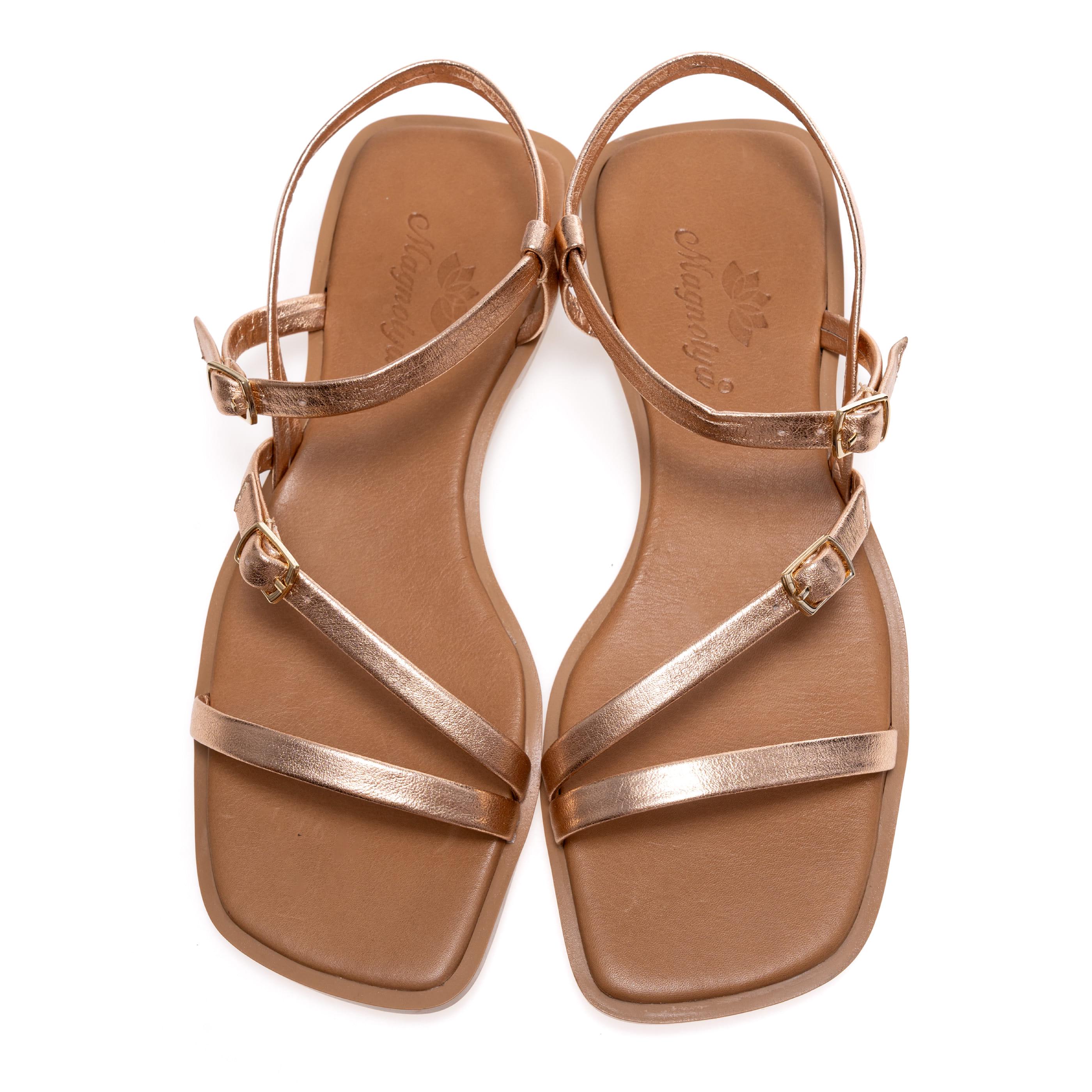 Босоножки Magnolya 01647 р. 36 Золотой (104363996) - фото 3